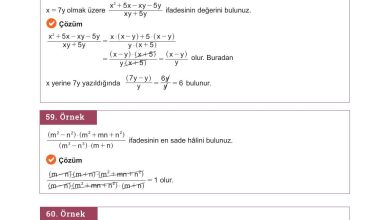 10. Sınıf Meb Yayınları Matematik Ders Kitabı Sayfa 189 Cevapları