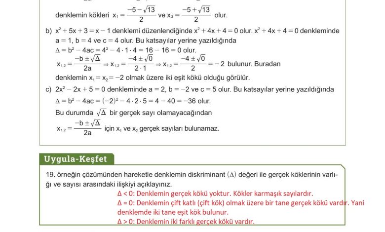 10. Sınıf Meb Yayınları Matematik Ders Kitabı Sayfa 210 Cevapları