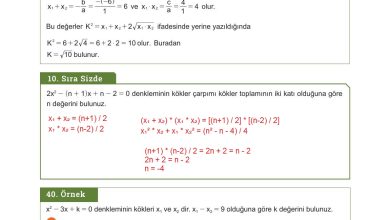 10. Sınıf Meb Yayınları Matematik Ders Kitabı Sayfa 222 Cevapları