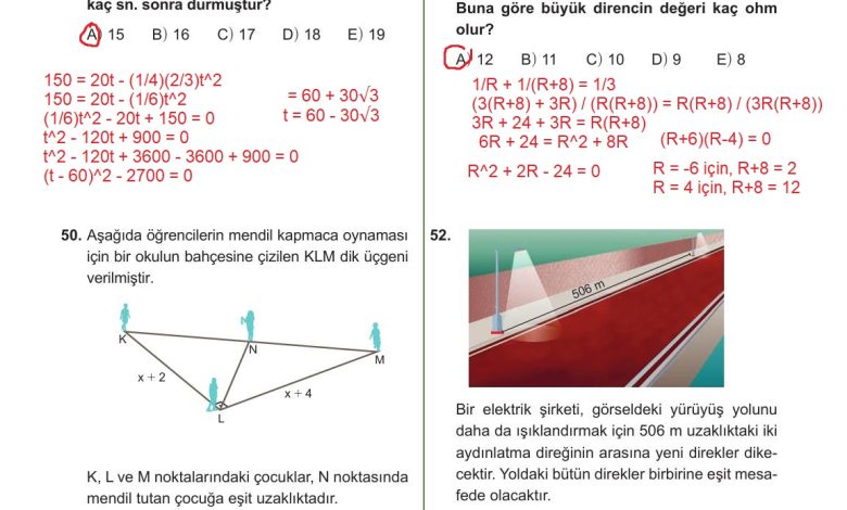 10. Sınıf Meb Yayınları Matematik Ders Kitabı Sayfa 232 Cevapları