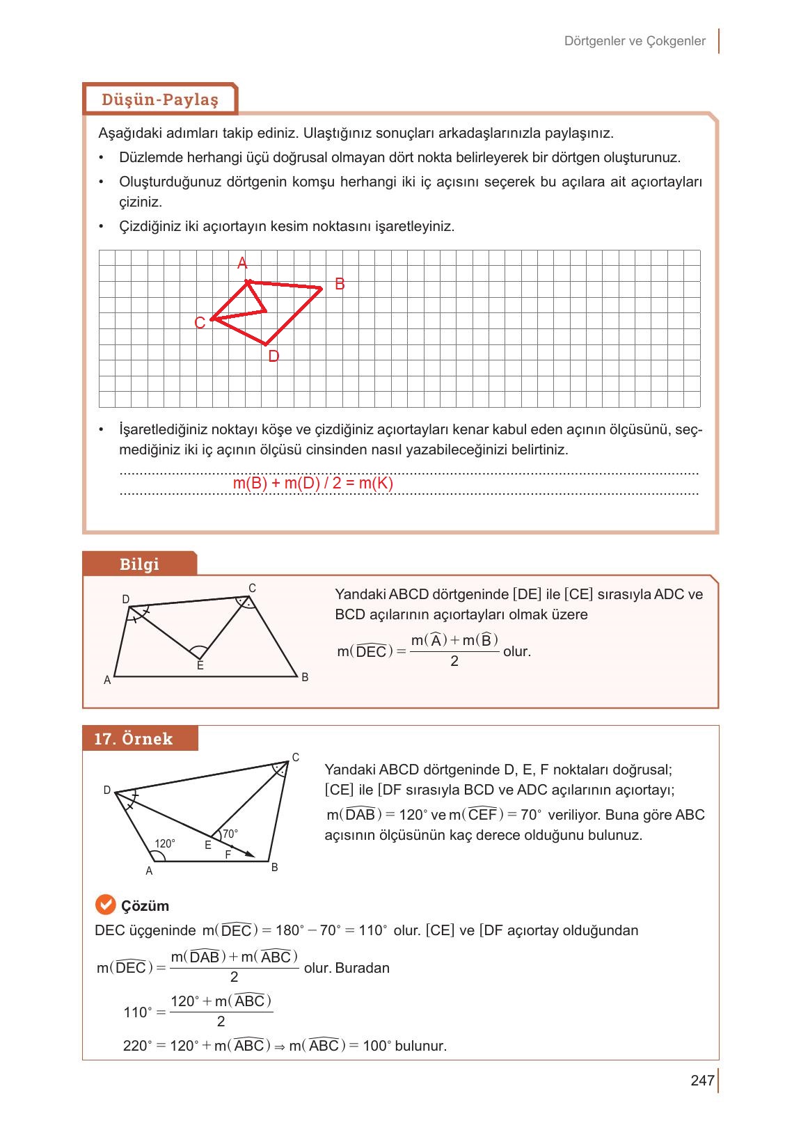 10. Sınıf Meb Yayınları Matematik Ders Kitabı Sayfa 247 Cevapları