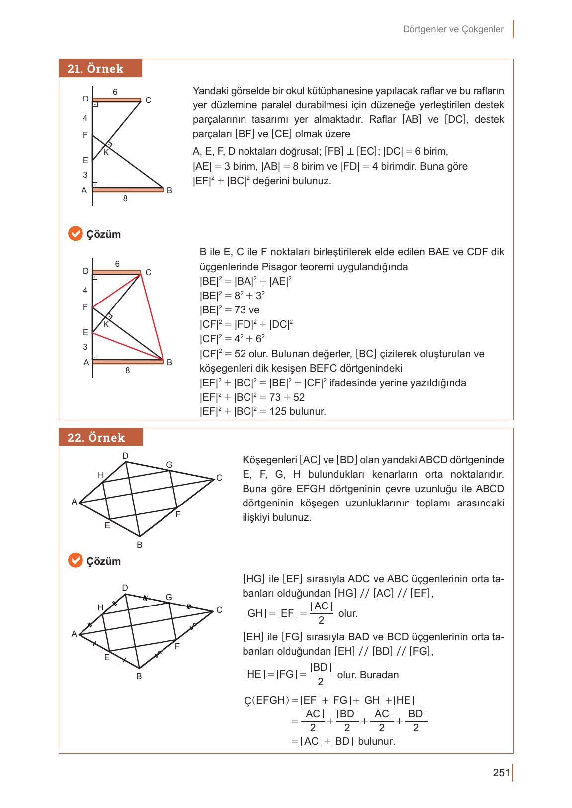 10. Sınıf Meb Yayınları Matematik Ders Kitabı Sayfa 251 Cevapları