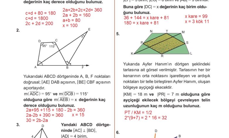 10. Sınıf Meb Yayınları Matematik Ders Kitabı Sayfa 253 Cevapları