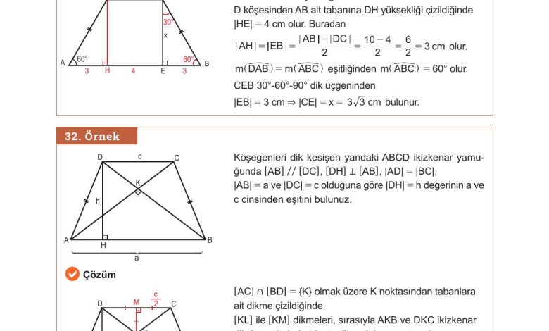 10. Sınıf Meb Yayınları Matematik Ders Kitabı Sayfa 262 Cevapları