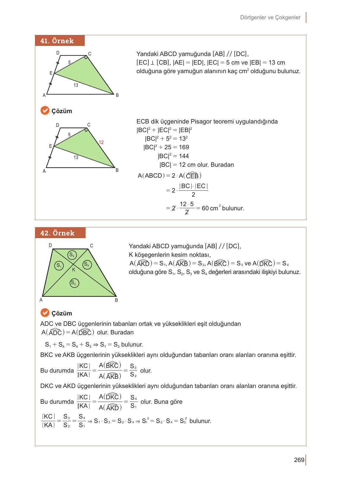 10. Sınıf Meb Yayınları Matematik Ders Kitabı Sayfa 269 Cevapları