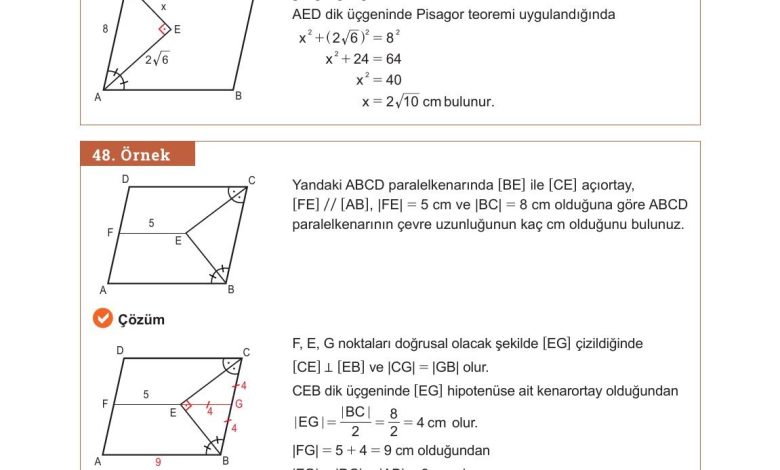 10. Sınıf Meb Yayınları Matematik Ders Kitabı Sayfa 274 Cevapları