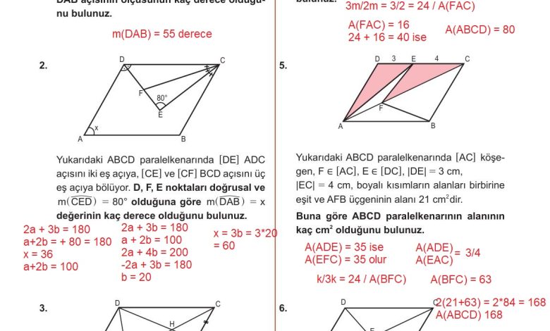 10. Sınıf Meb Yayınları Matematik Ders Kitabı Sayfa 282 Cevapları