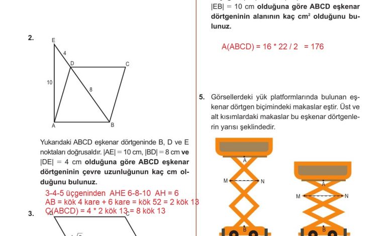 10. Sınıf Meb Yayınları Matematik Ders Kitabı Sayfa 288 Cevapları