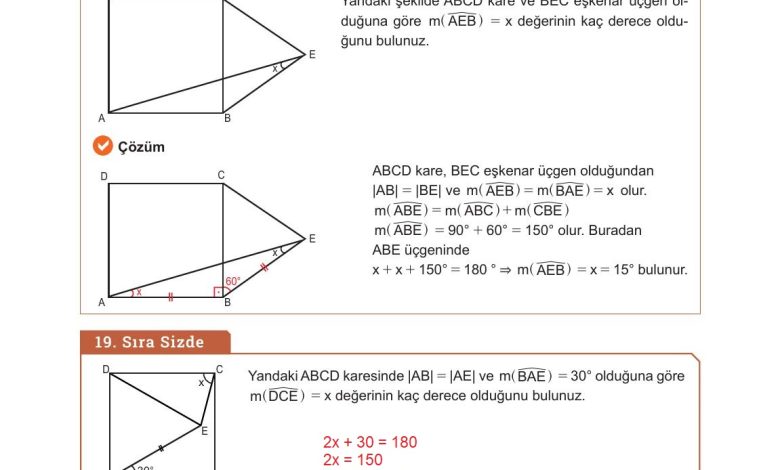 10. Sınıf Meb Yayınları Matematik Ders Kitabı Sayfa 295 Cevapları