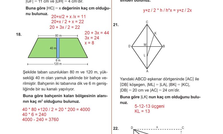 10. Sınıf Meb Yayınları Matematik Ders Kitabı Sayfa 310 Cevapları