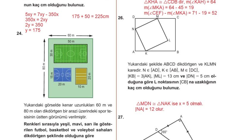 10. Sınıf Meb Yayınları Matematik Ders Kitabı Sayfa 311 Cevapları