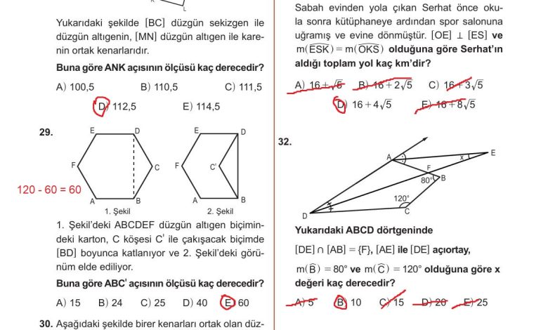 10. Sınıf Meb Yayınları Matematik Ders Kitabı Sayfa 312 Cevapları