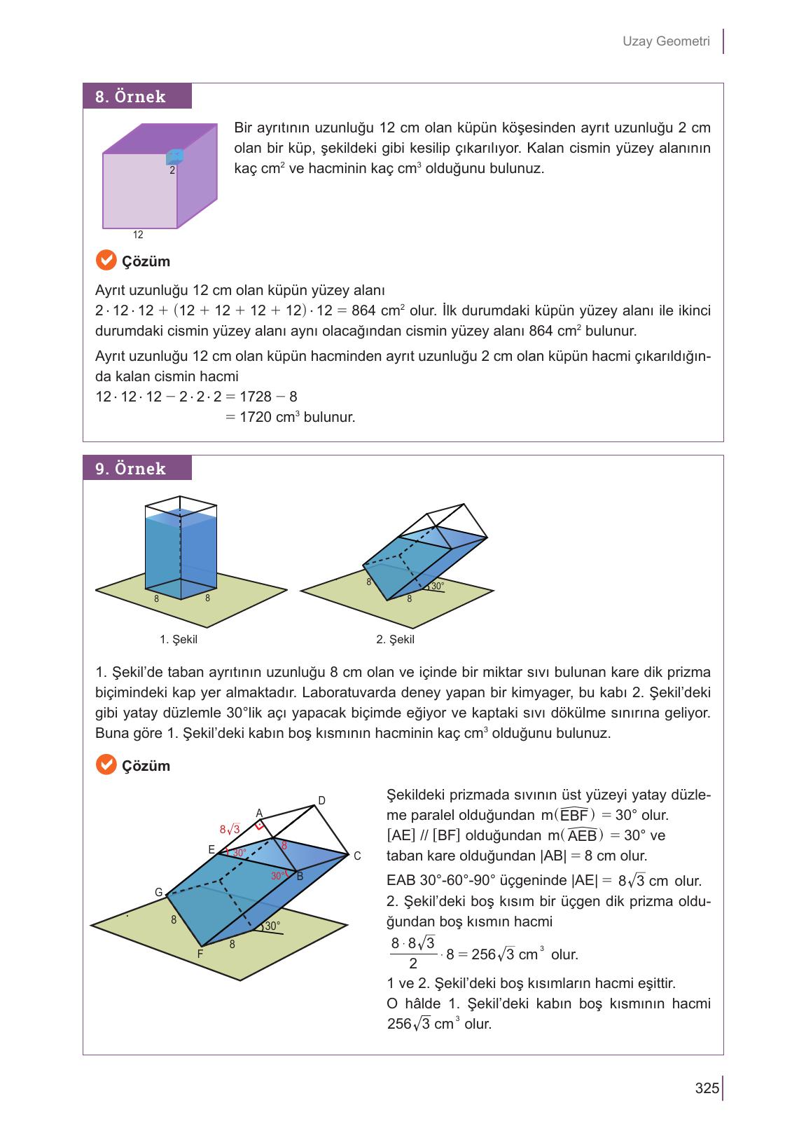 10. Sınıf Meb Yayınları Matematik Ders Kitabı Sayfa 325 Cevapları