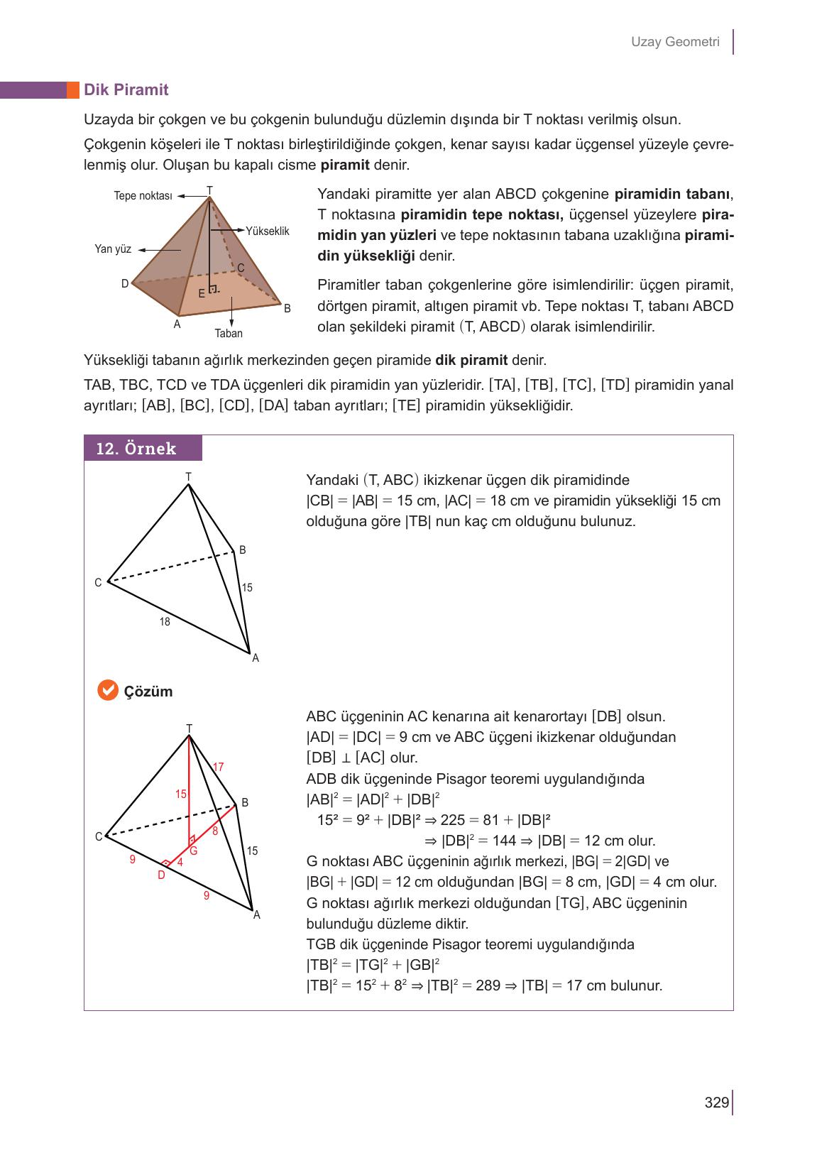 10. Sınıf Meb Yayınları Matematik Ders Kitabı Sayfa 329 Cevapları