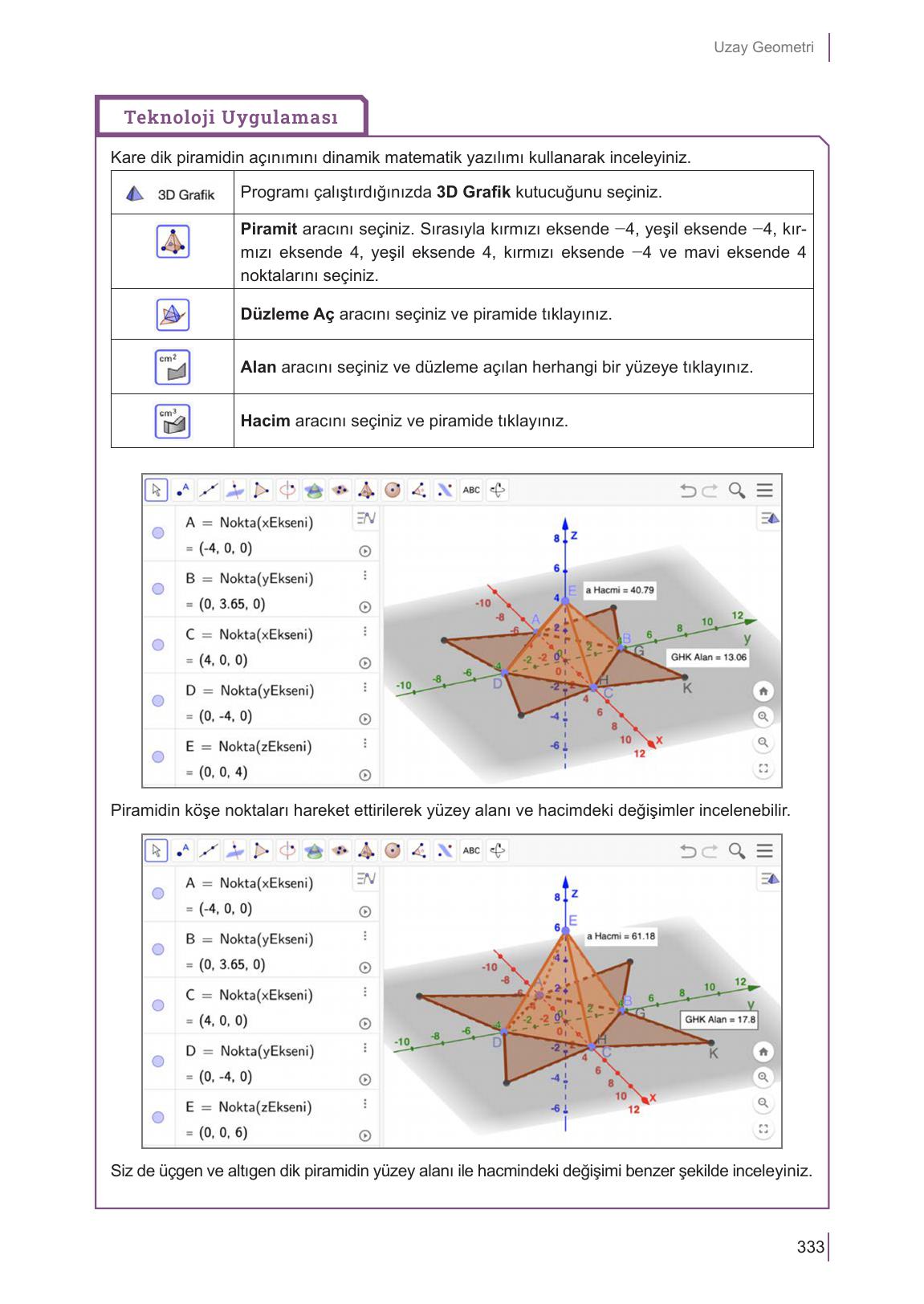 10. Sınıf Meb Yayınları Matematik Ders Kitabı Sayfa 333 Cevapları