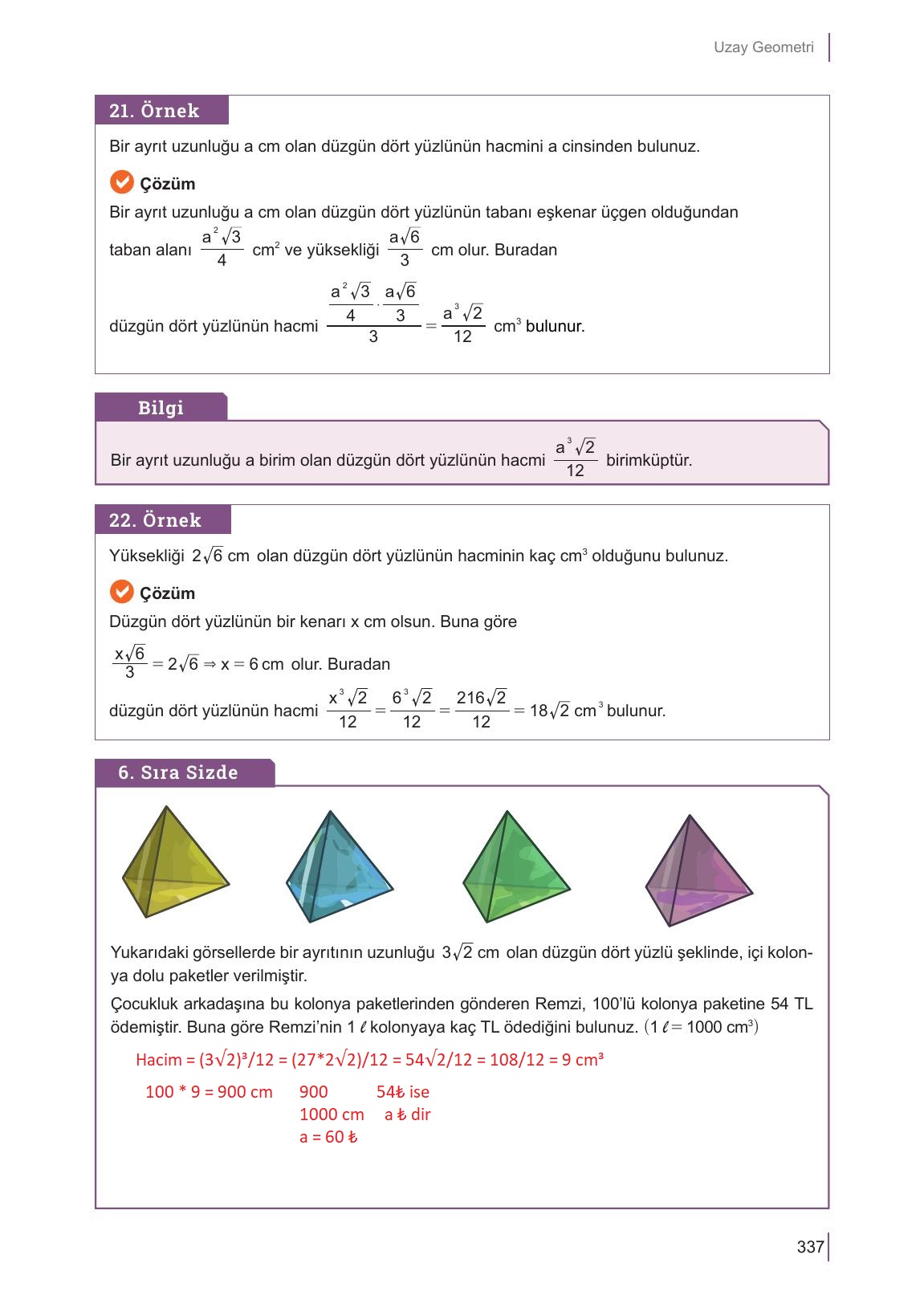 10. Sınıf Meb Yayınları Matematik Ders Kitabı Sayfa 337 Cevapları