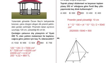 10. Sınıf Meb Yayınları Matematik Ders Kitabı Sayfa 346 Cevapları