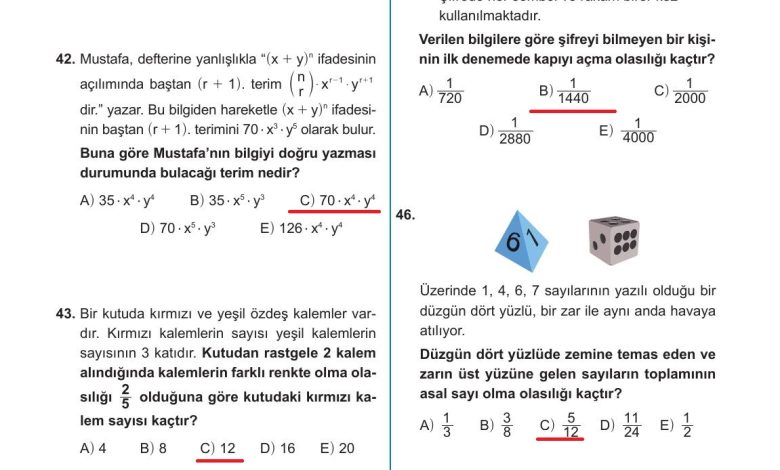 10. Sınıf Meb Yayınları Matematik Ders Kitabı Sayfa 78 Cevapları