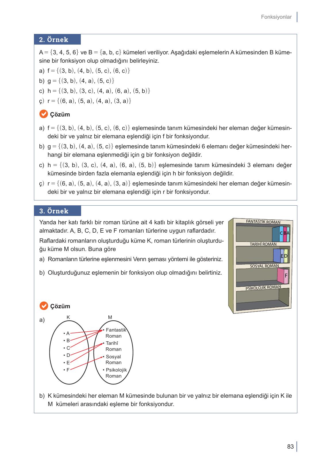 10. Sınıf Meb Yayınları Matematik Ders Kitabı Sayfa 83 Cevapları