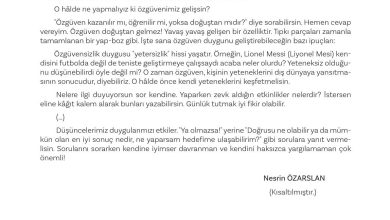 5. Sınıf Meb Yayınları Türkçe 1. Kitap Ders Kitabı Sayfa 185 Cevapları