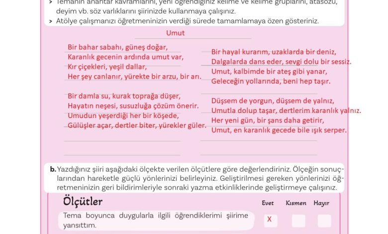 5. Sınıf Meb Yayınları Türkçe 1. Kitap Ders Kitabı Sayfa 183 Cevapları