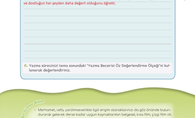 5. Sınıf Meb Yayınları Türkçe 1. Kitap Ders Kitabı Sayfa 149 Cevapları