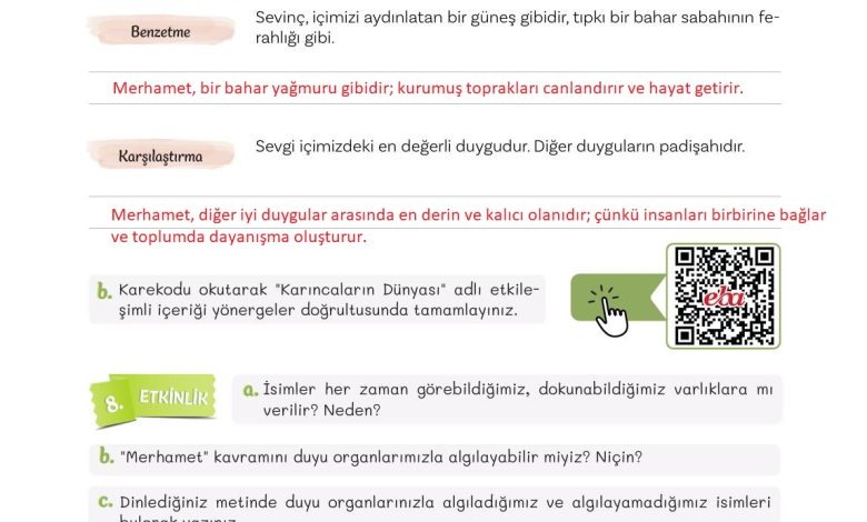 5. Sınıf Meb Yayınları Türkçe 1. Kitap Ders Kitabı Sayfa 143 Cevapları