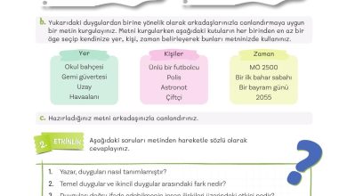 5. Sınıf Meb Yayınları Türkçe 1. Kitap Ders Kitabı Sayfa 140 Cevapları