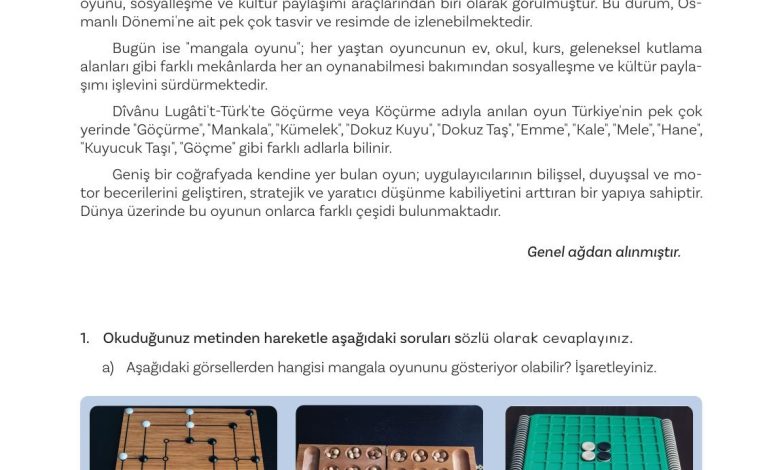 5. Sınıf Meb Yayınları Türkçe 1. Kitap Ders Kitabı Sayfa 75 Cevapları