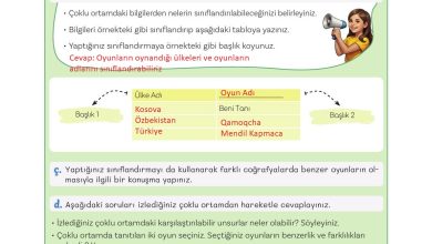 5. Sınıf Meb Yayınları Türkçe 1. Kitap Ders Kitabı Sayfa 48 Cevapları