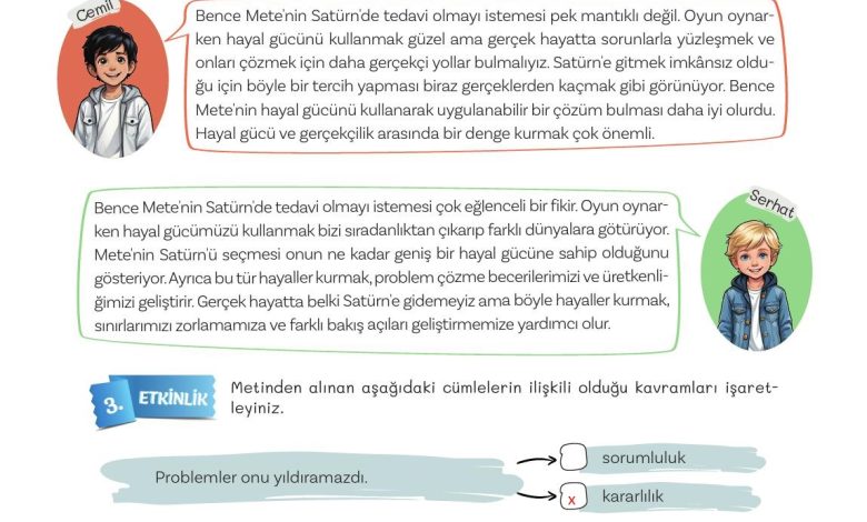 5. Sınıf Meb Yayınları Türkçe 1. Kitap Ders Kitabı Sayfa 30 Cevapları