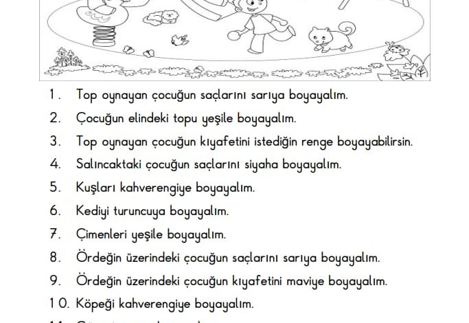 1. Sınıf Oku Anla Boya Etkinliği (2 Adet)