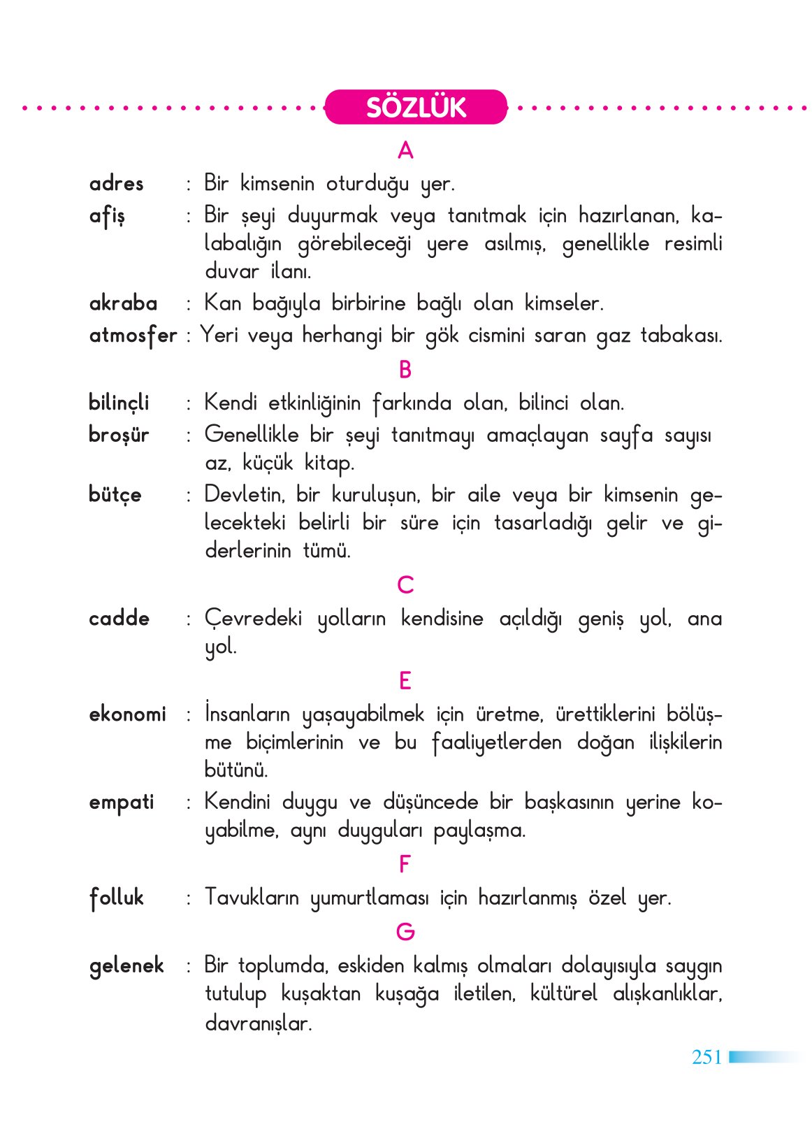 2. Sınıf Sdr Dikey Yayıncılık Hayat Bilgisi Ders Kitabı Sayfa 252 Cevapları