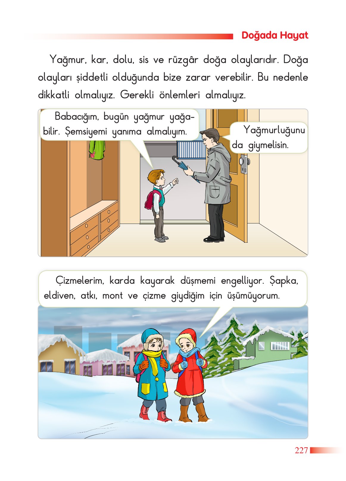 2. Sınıf Sdr Dikey Yayıncılık Hayat Bilgisi Ders Kitabı Sayfa 228 Cevapları