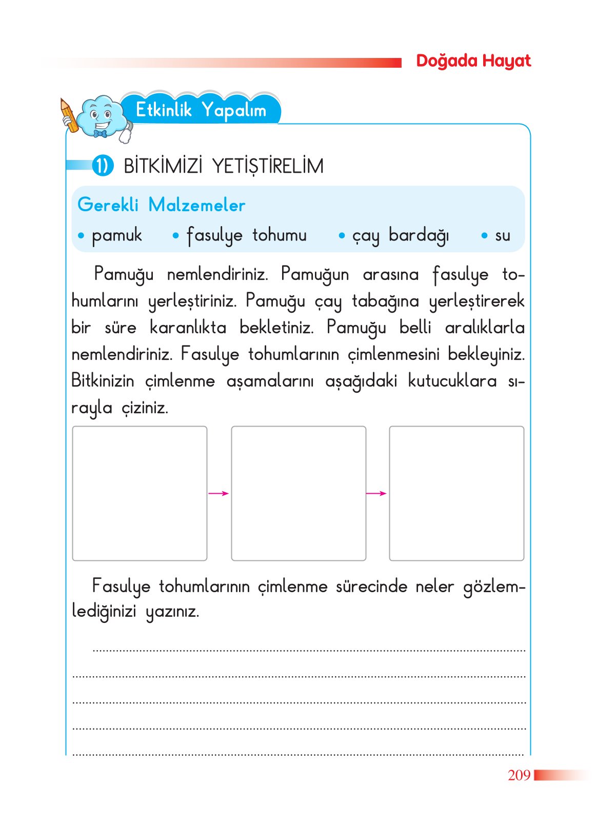 2. Sınıf Sdr Dikey Yayıncılık Hayat Bilgisi Ders Kitabı Sayfa 210 Cevapları