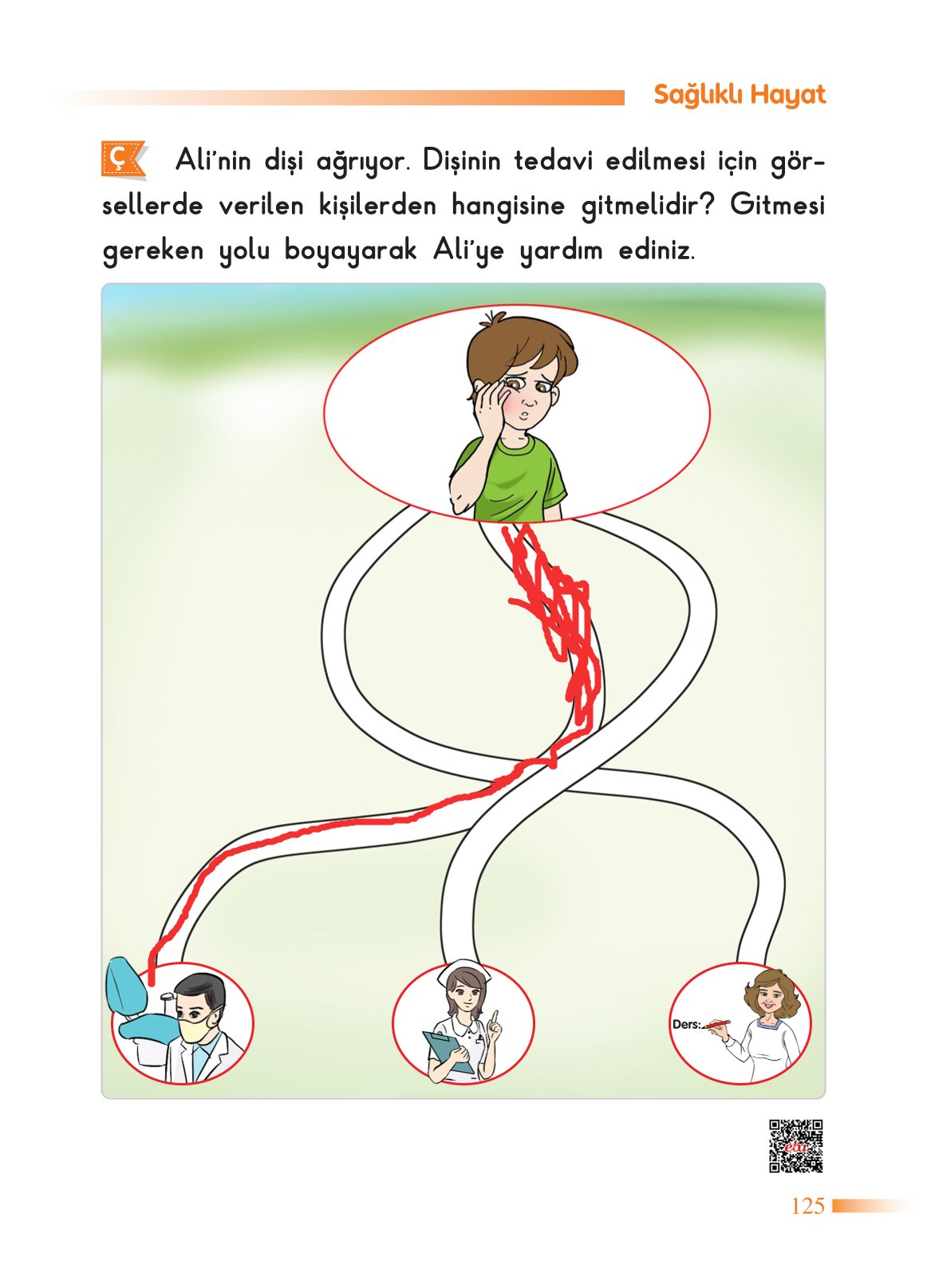 2. Sınıf Sdr Dikey Yayıncılık Hayat Bilgisi Ders Kitabı Sayfa 126 Cevapları