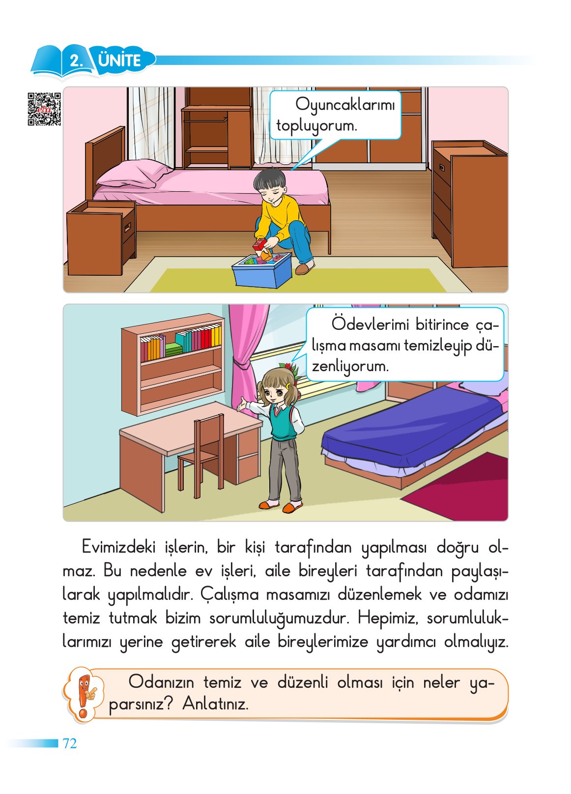 2. Sınıf Sdr Dikey Yayıncılık Hayat Bilgisi Ders Kitabı Sayfa 73 Cevapları