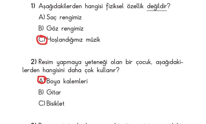 2. Sınıf Sdr Dikey Yayıncılık Hayat Bilgisi Ders Kitabı Sayfa 51 Cevapları