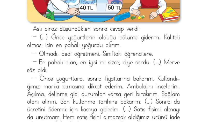 1. Sınıf İlke Yayınları İlk Okuma Yazma Kitabı Ders Kitabı Sayfa 203 Cevapları