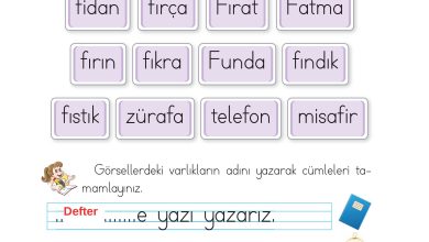 1. Sınıf İlke Yayınları İlk Okuma Yazma Kitabı Ders Kitabı Sayfa 188 Cevapları