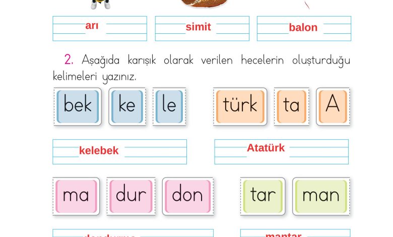 1. Sınıf İlke Yayınları İlk Okuma Yazma Kitabı Ders Kitabı Sayfa 133 Cevapları