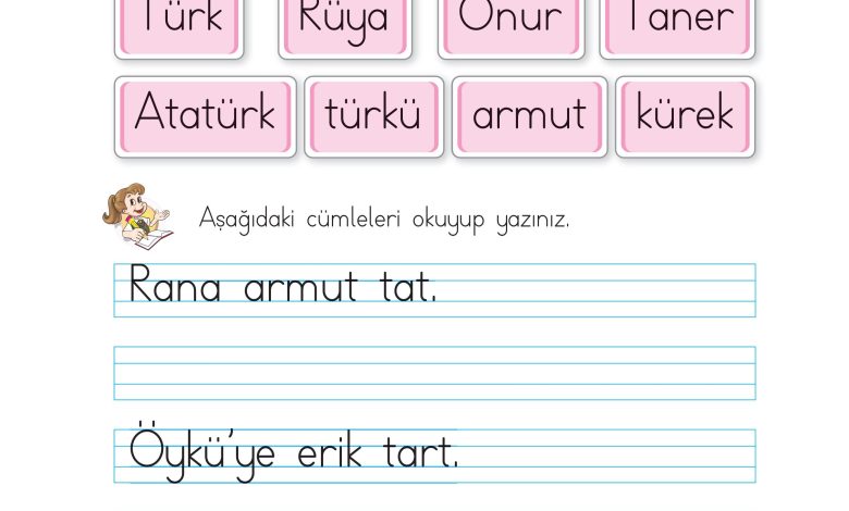 1. Sınıf İlke Yayınları İlk Okuma Yazma Kitabı Ders Kitabı Sayfa 107 Cevapları