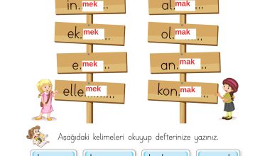 1. Sınıf İlke Yayınları İlk Okuma Yazma Kitabı Ders Kitabı Sayfa 66 Cevapları