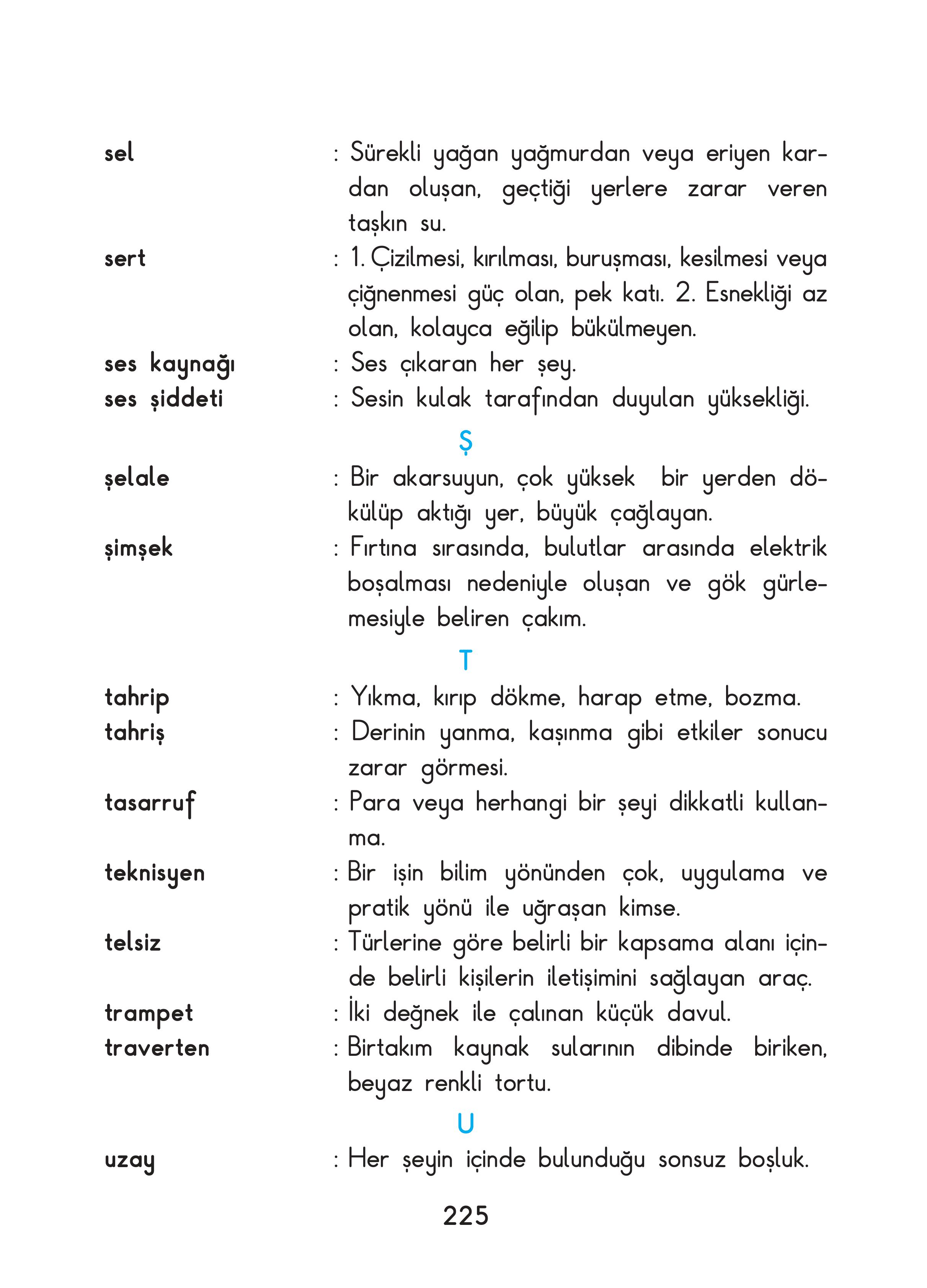 3. Sınıf Sdr Dikey Yayıncılık Fen Bilimleri Ders Kitabı Sayfa 225 Cevapları