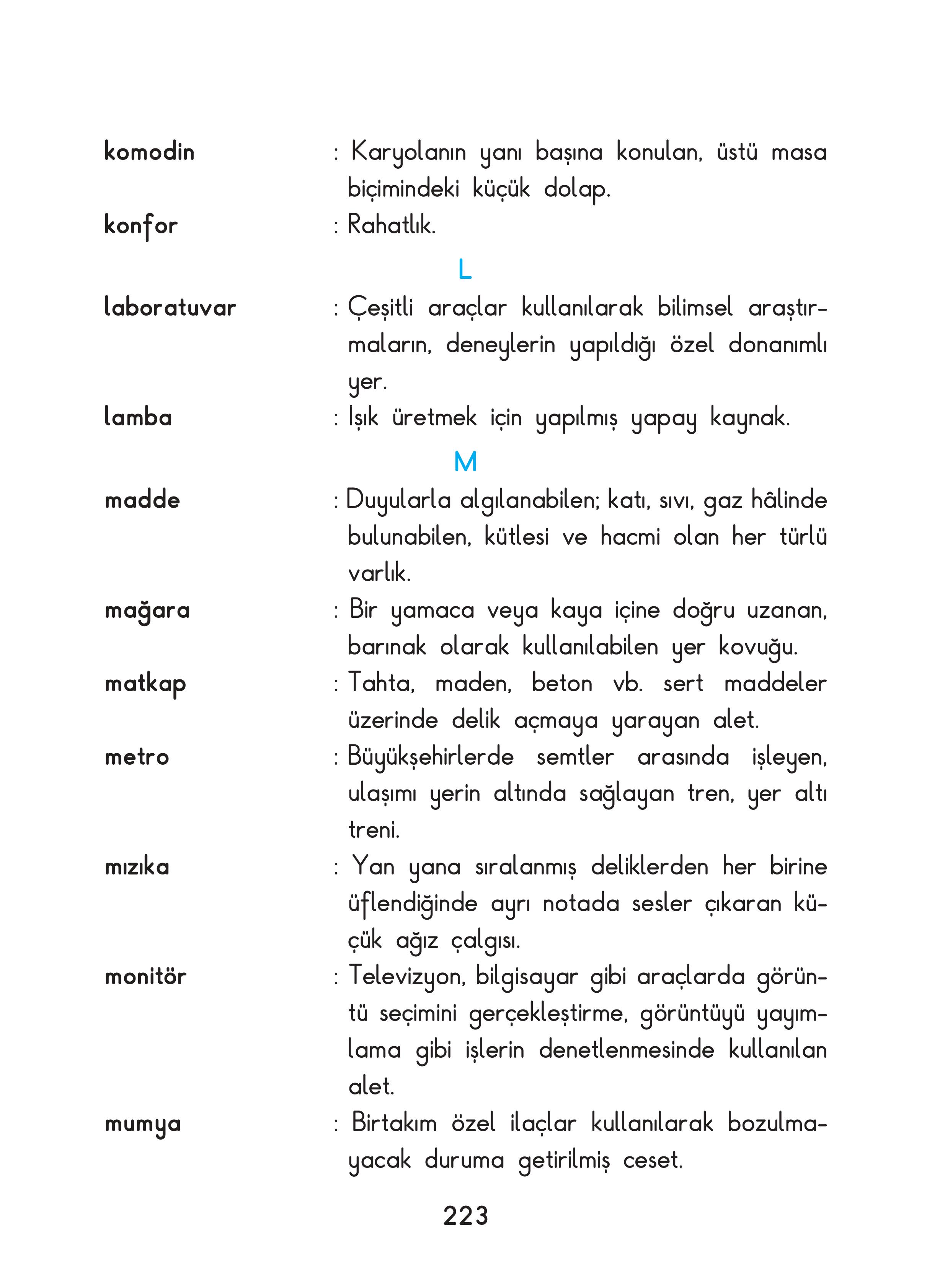 3. Sınıf Sdr Dikey Yayıncılık Fen Bilimleri Ders Kitabı Sayfa 223 Cevapları