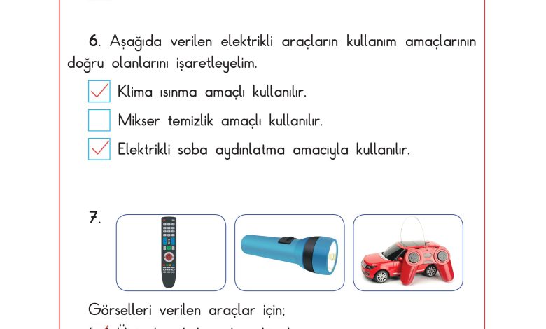 3. Sınıf Sdr Dikey Yayıncılık Fen Bilimleri Ders Kitabı Sayfa 204 Cevapları