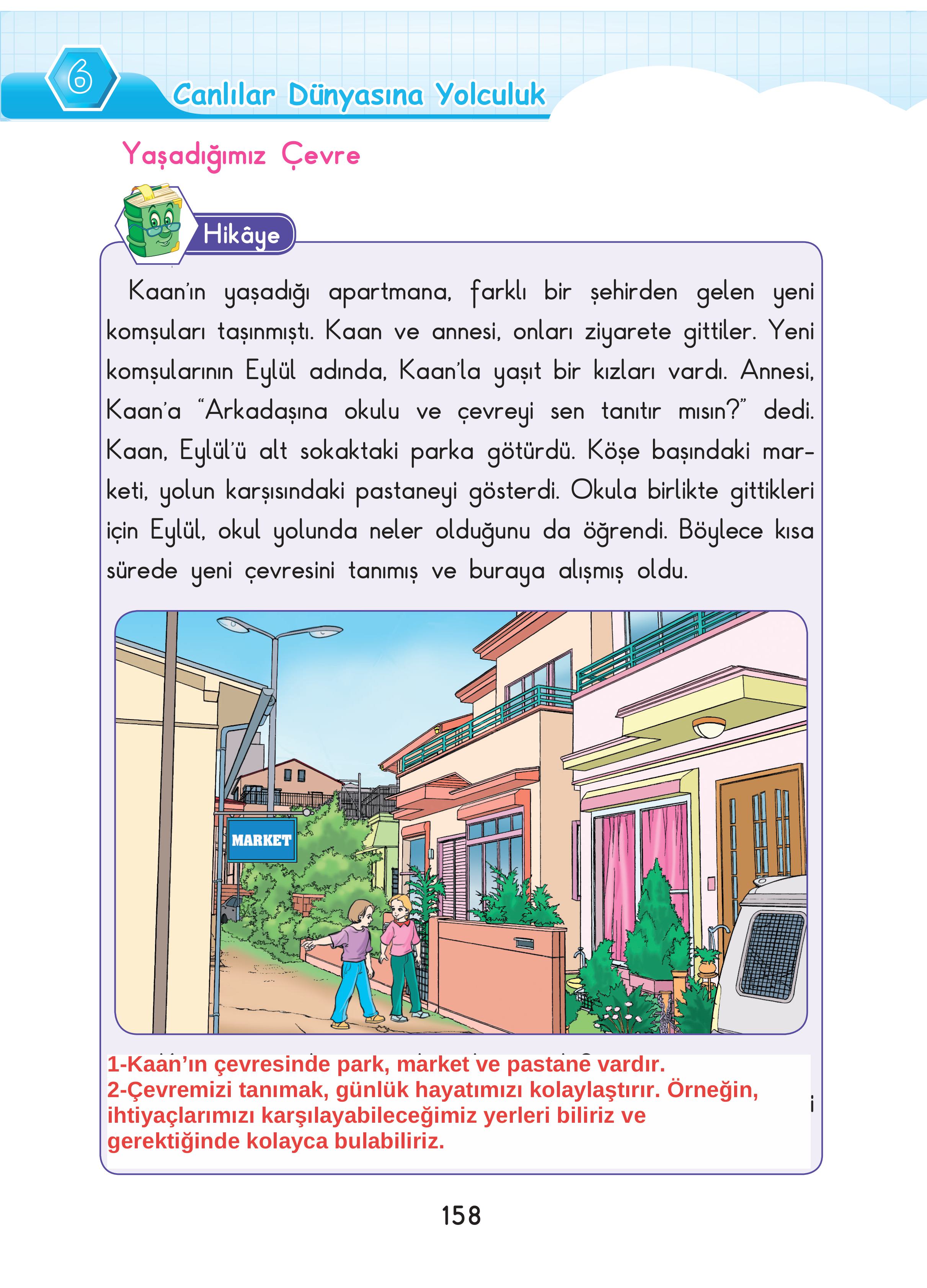 3. Sınıf Sdr Dikey Yayıncılık Fen Bilimleri Ders Kitabı Sayfa 158 Cevapları