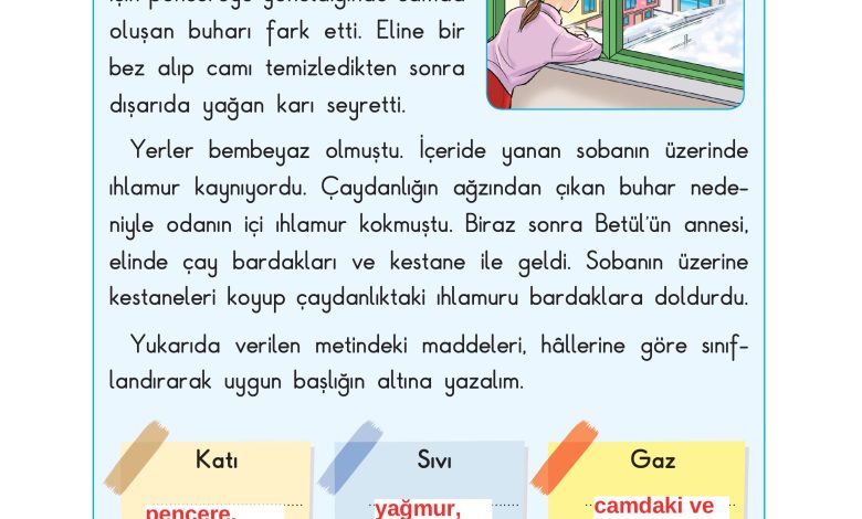 3. Sınıf Sdr Dikey Yayıncılık Fen Bilimleri Ders Kitabı Sayfa 102 Cevapları