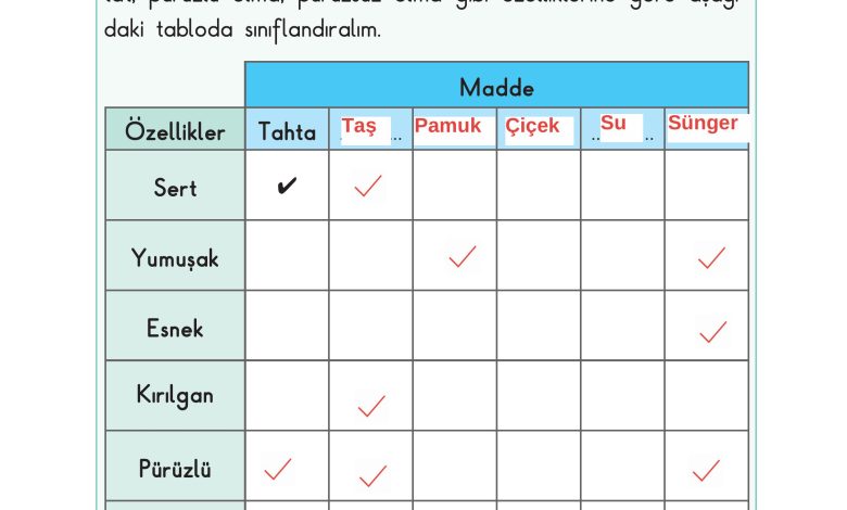 3. Sınıf Sdr Dikey Yayıncılık Fen Bilimleri Ders Kitabı Sayfa 97 Cevapları