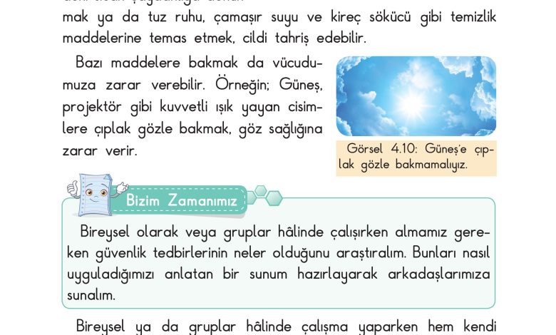 3. Sınıf Sdr Dikey Yayıncılık Fen Bilimleri Ders Kitabı Sayfa 95 Cevapları